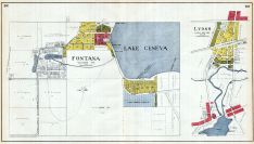 Lake Geneva , Fontana, Lyons, Walworth County 1921
